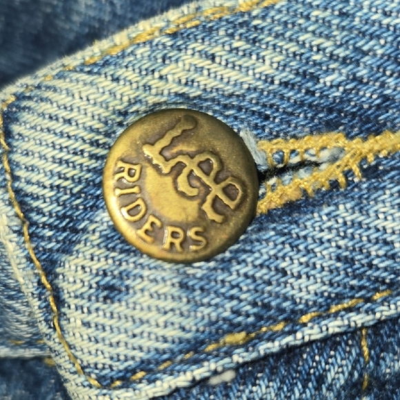 LEE RIDERS TRUE Vintage Straight Leg Jeans 15 Subtle Fade OLD SCHOOL 1967-1971! - Picture 4 of 16